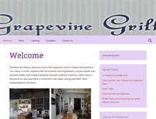 Tablet Screenshot of grapevinegrillevt.com